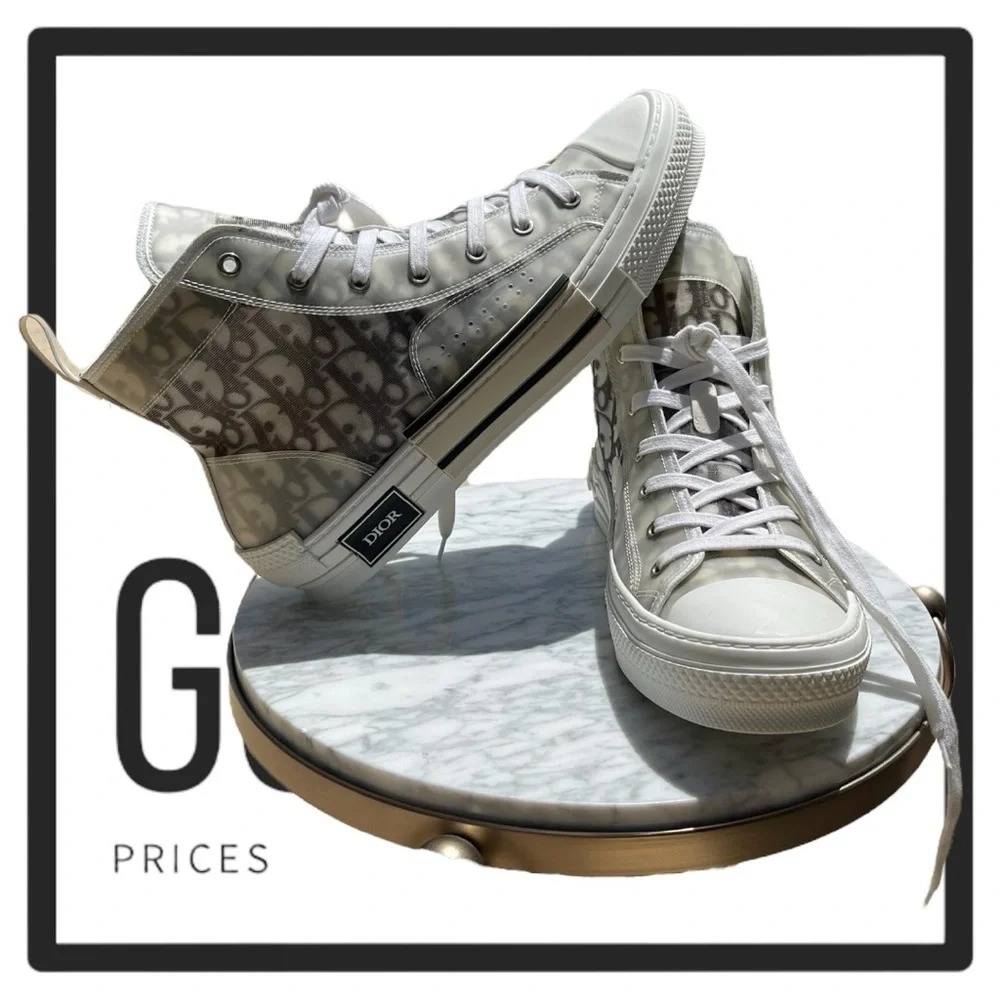 Dior B23 High Top Logo Oblique - Picture 5 of 12